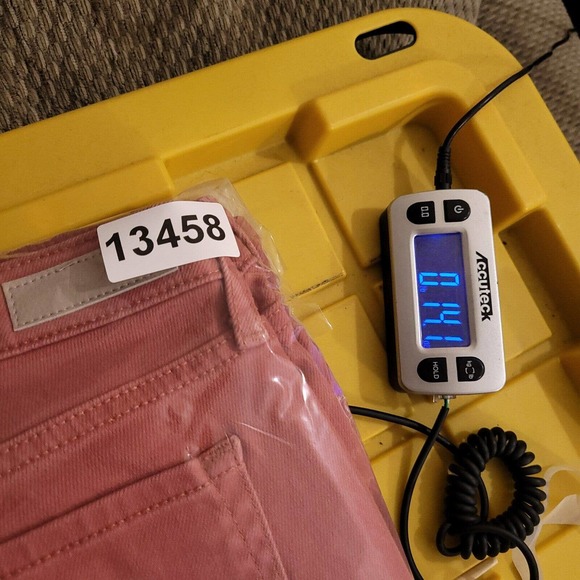 Dockers Jeans Womens 8‎ Pink Mid Rise Skinny 31X26 Casual Denim Stretch Trousers - Picture 13 of 13